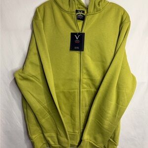 Vineyard Vines Men's Green Zip Up Sweater